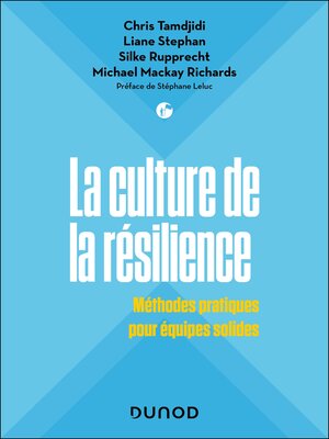 cover image of La culture de la résilience